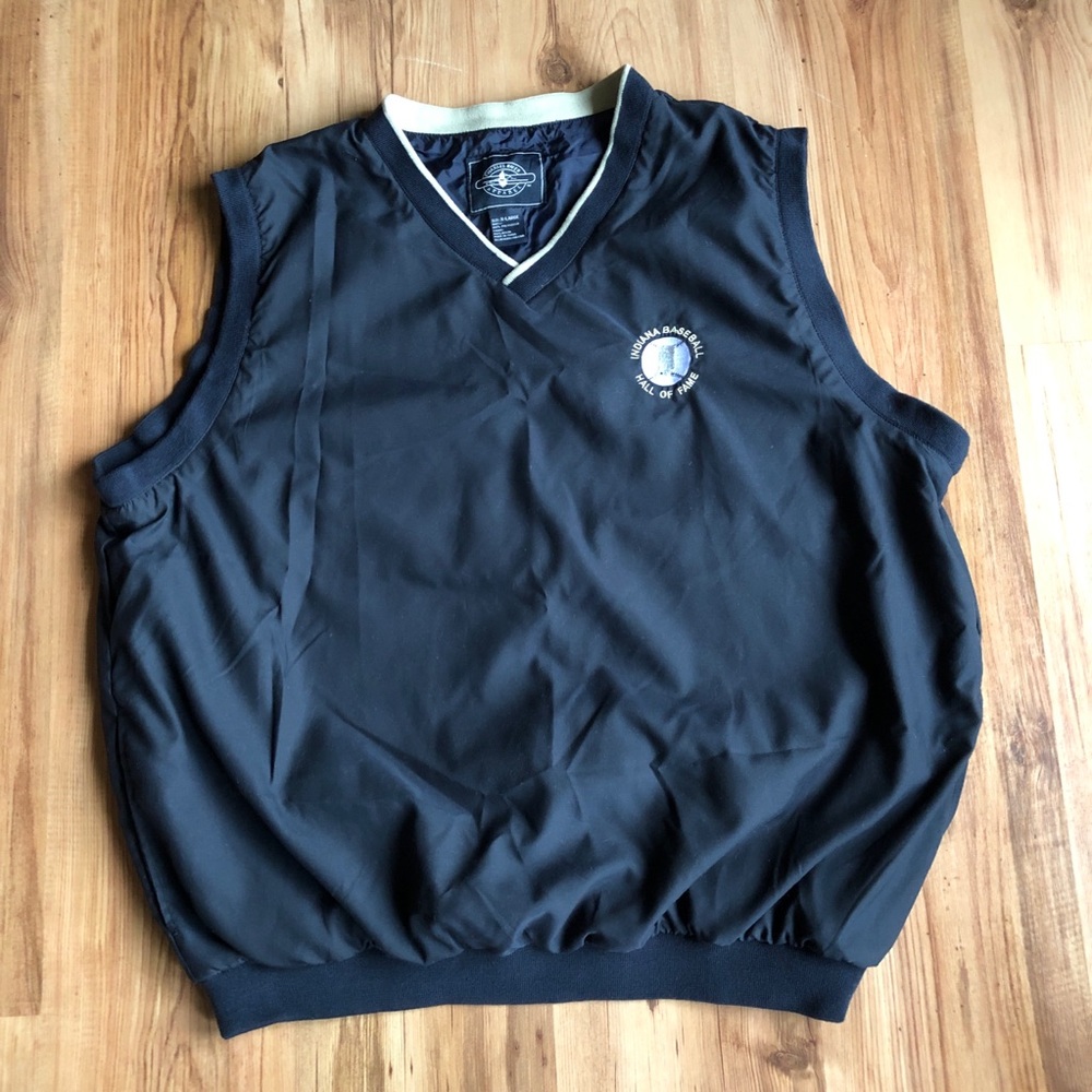 CHARLES RIVER APPAREL Vest Pullover Pockets Black